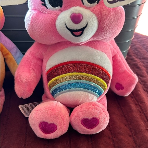 Care Bears Plush Duo - Pink and Rainbow - Picture 5 of 7